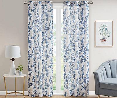 Broyhill Luzia Floral Grommet Curtain Panel Pair