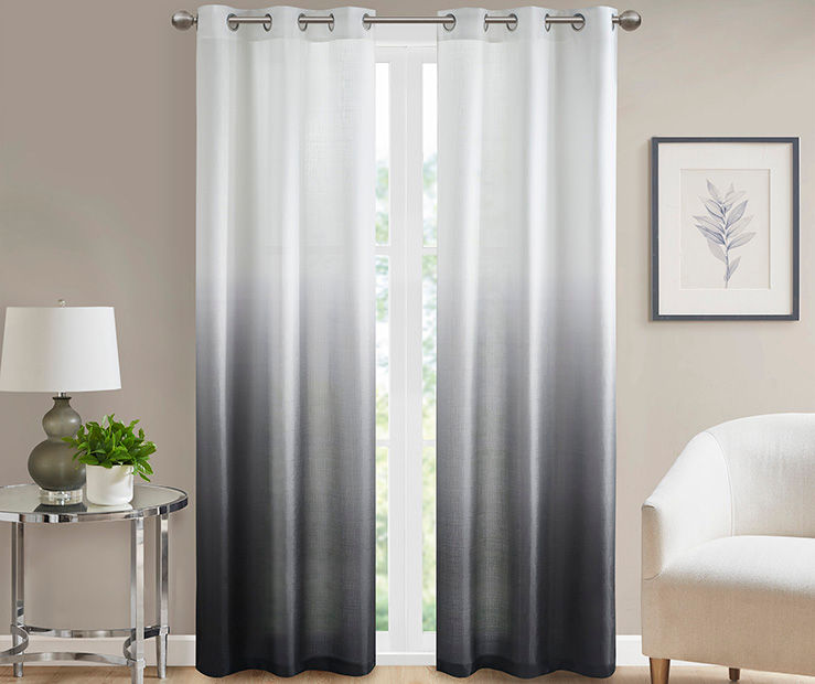 Broyhill Broyhill Ombre Grommet Curtain Panel Pair Big Lots