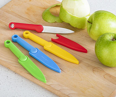 Food Safety 4-Piece Paring Knives Set