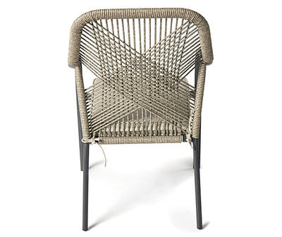 Laurel Bay Rope Cushioned Patio Stack Chair
