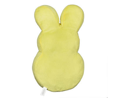 Yellow Bunny Plush Squeaker Pet Toy, (12")