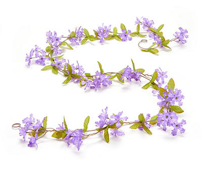 5.5' Purple Lilac Garland