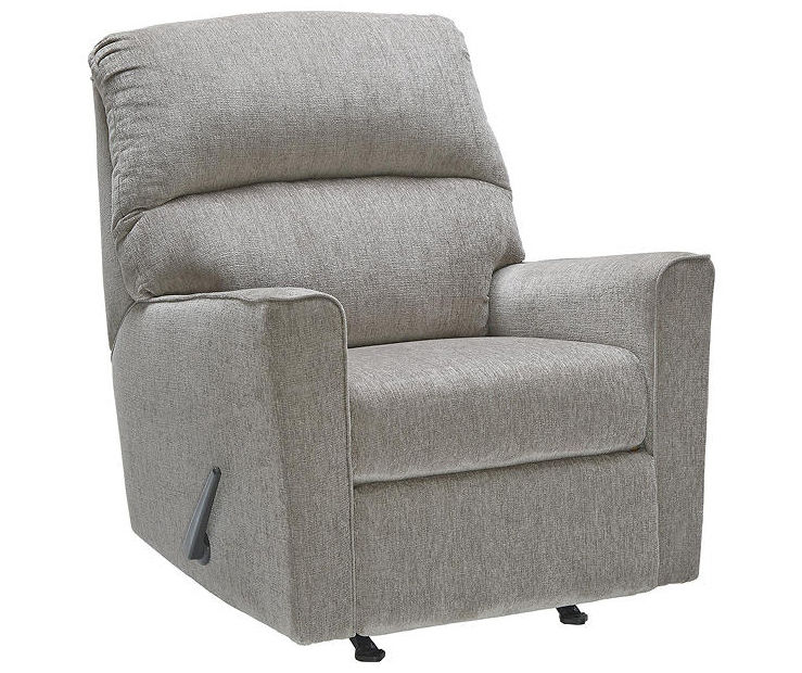 Tripoli slate discount gray rocker recliner