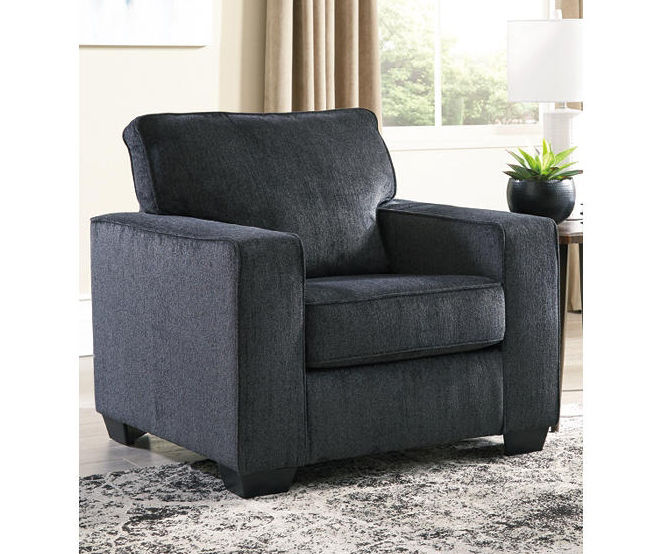 Slate discount grey armchair