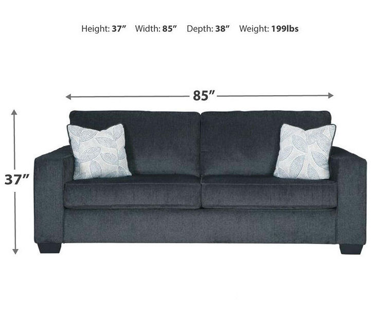 Signature Design By Ashley Kiara Slate Queen Sleeper Sofa | Big Lots