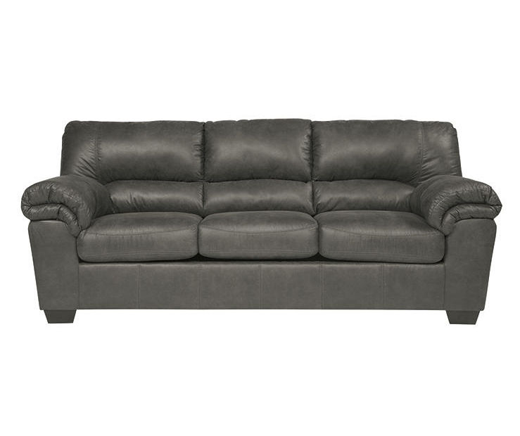 Bladen Slate Faux Leather Full Sleeper Sofa