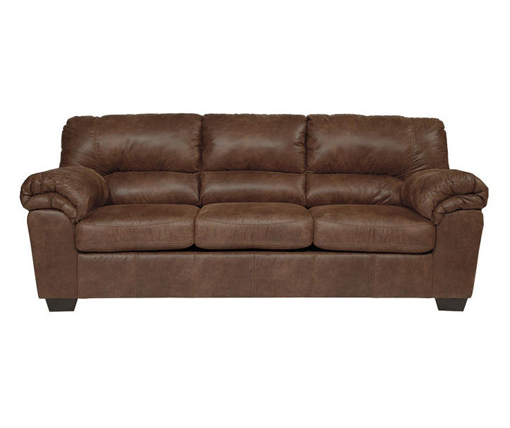 Leather full outlet sleeper sofa