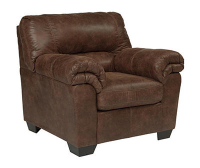 Bladen Coffee Faux Leather Armchair