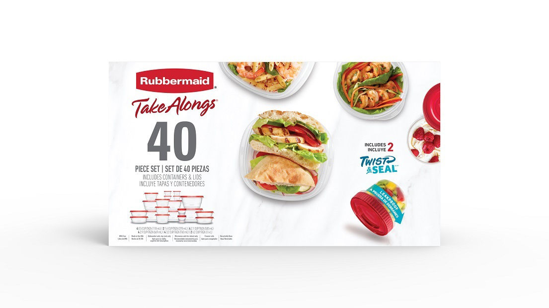 Rubbermaid TakeAlongs 40-Piece Food Container Set