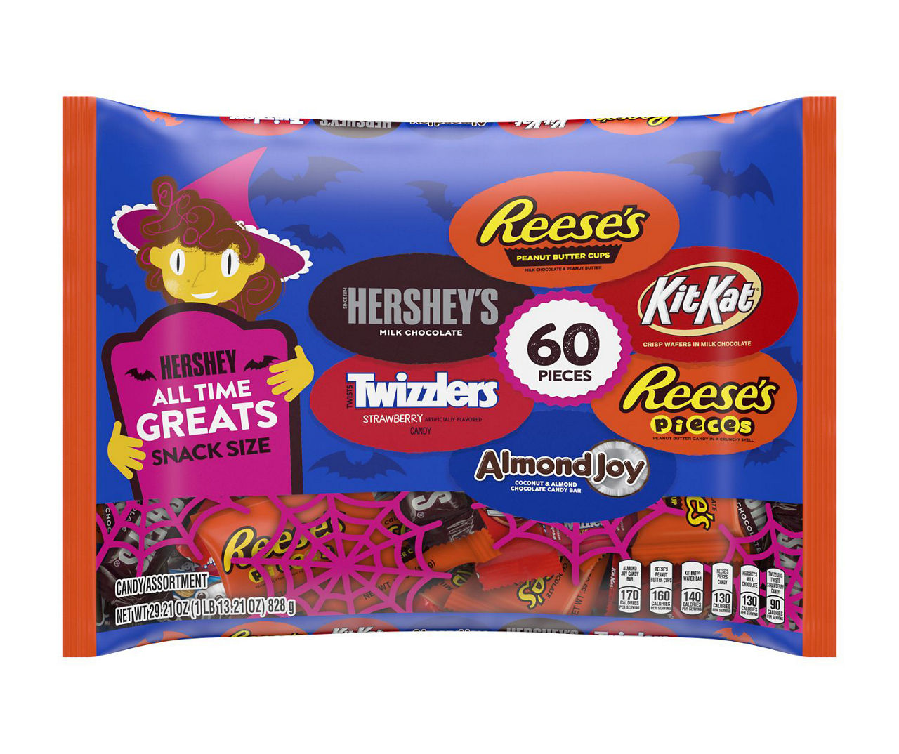 Hershey s all time greats halloween candy variety pack 60 count big lots