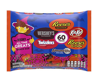 All Time Greats Halloween Candy Variety Pack, 60-Count