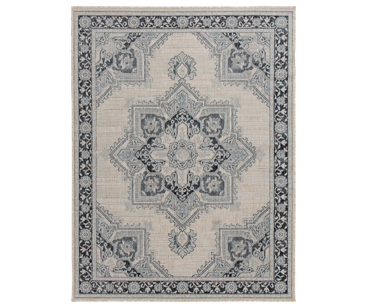 Rhody Blue Dragon Braided Area Rug