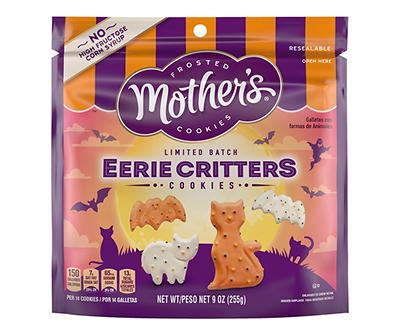 Eerie Critters Frosted Cookies, 9 Oz.