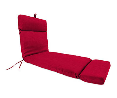 Celosia Cherry Outdoor Chaise Lounge Cushion