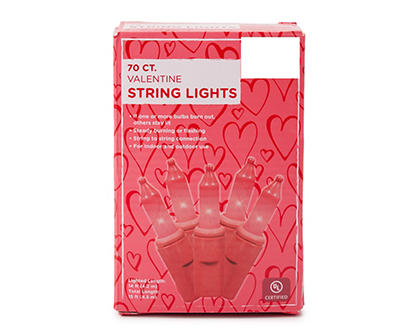 Red Mini Light Set, 70-Lights
