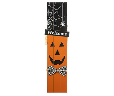 Pumpkin & Scarecrow Double Sided Leaner Decor