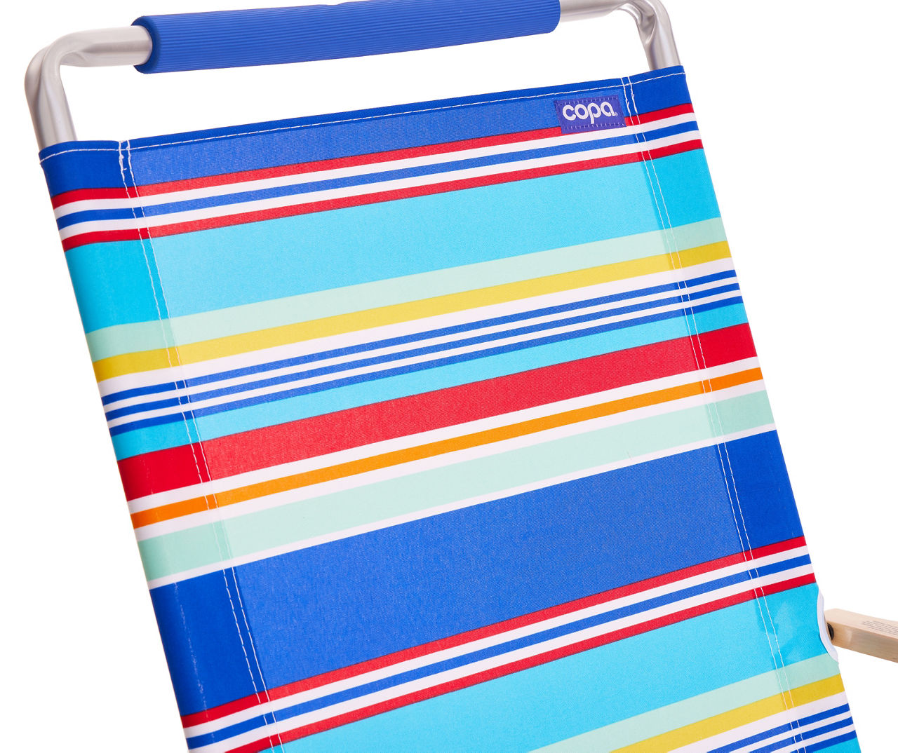 COPA Big Tycoon Multi-Color Stripe Shoulder Strap Folding Beach Chair ...