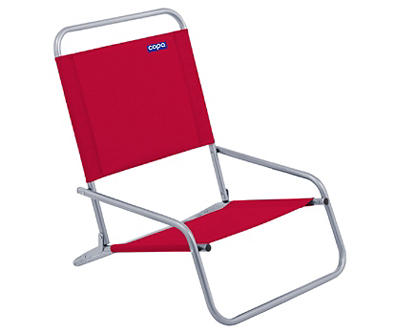 Red Folding Sand Chair