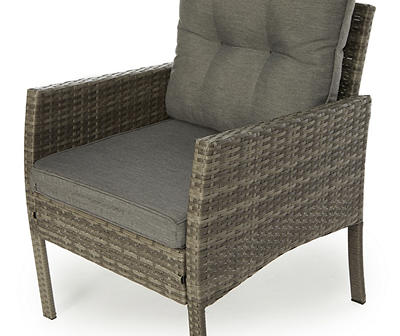 Valencia Wicker Cushioned Patio Chairs, 2-Pack