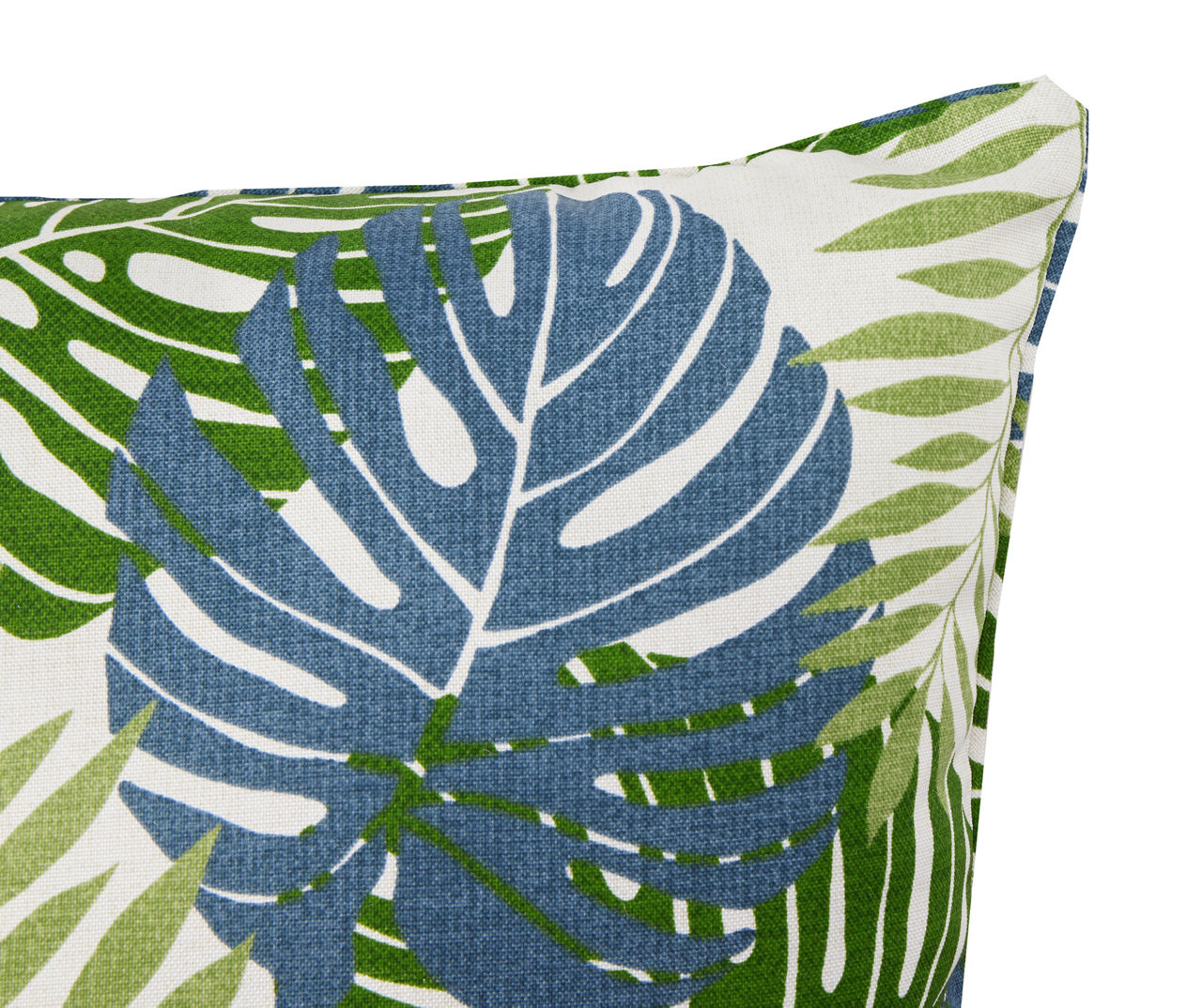 Blue and green outdoor throw online pillows