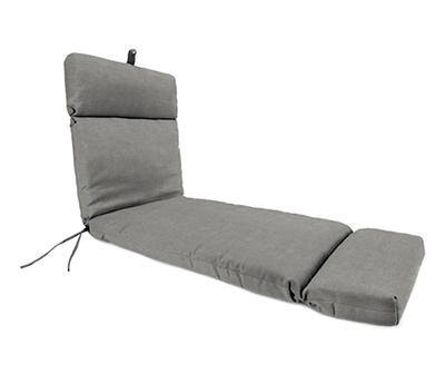 Celosia Graphite Outdoor Chaise Lounge Cushion