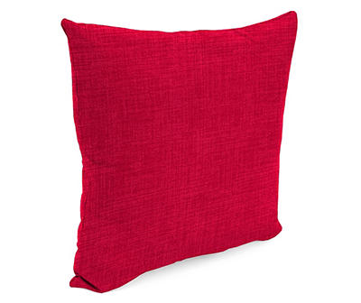 Celosia Cherry Outdoor Throw Pillow