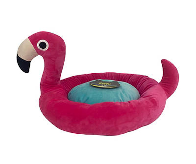 Pink Flamingo Pet Bed, (18 x 13.5
