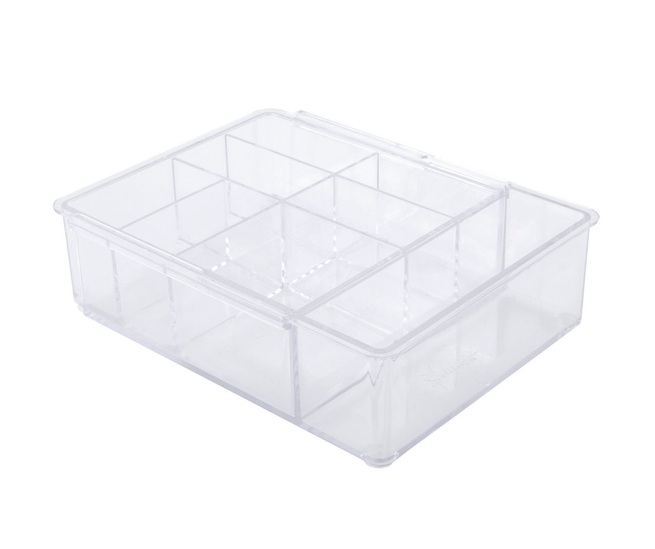 Kenney Storage Made Simple Expandable Drawer Organizer Tray, 8 Compartments  in Clear (Set of 2) KN68051V1P2REM - The Home Depot