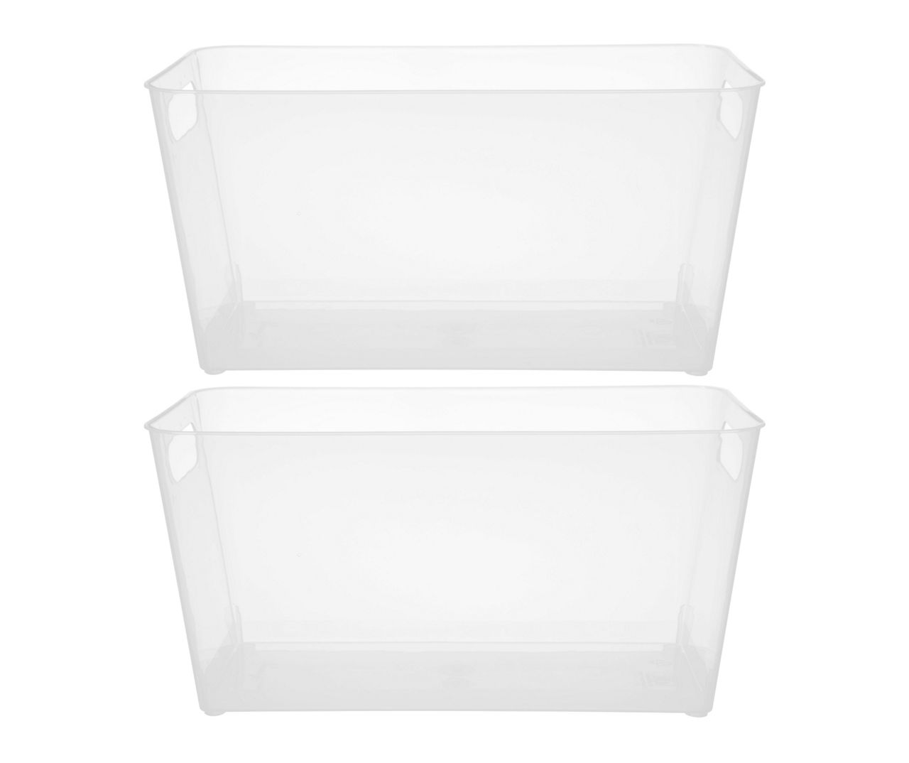 Kenney Kenney Storage Made Simple Clear Handled Organizer Bin Big Lots