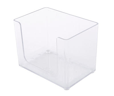Storage Made Simple Clear Drawer Organizer Bin, 2-Pack