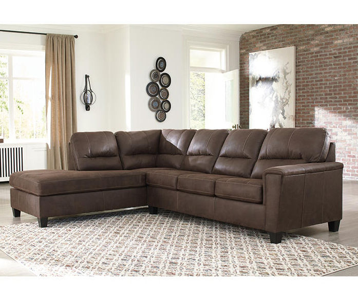 Ashley furniture deals faux leather sectional