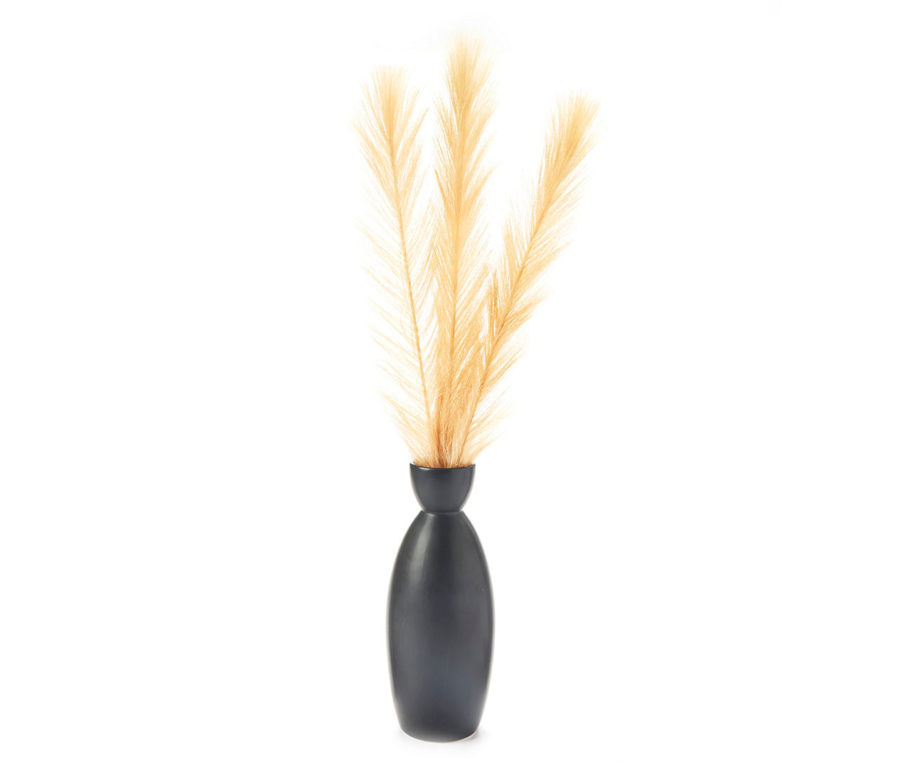 Black Pampas Grass In Vase