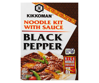 Kikkoman Black Pepper Noodle Kit with Sauce 4.8 oz. Box