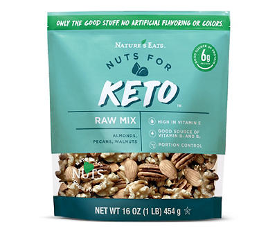 Nuts for Keto Raw Snack Mix, 14 Oz.