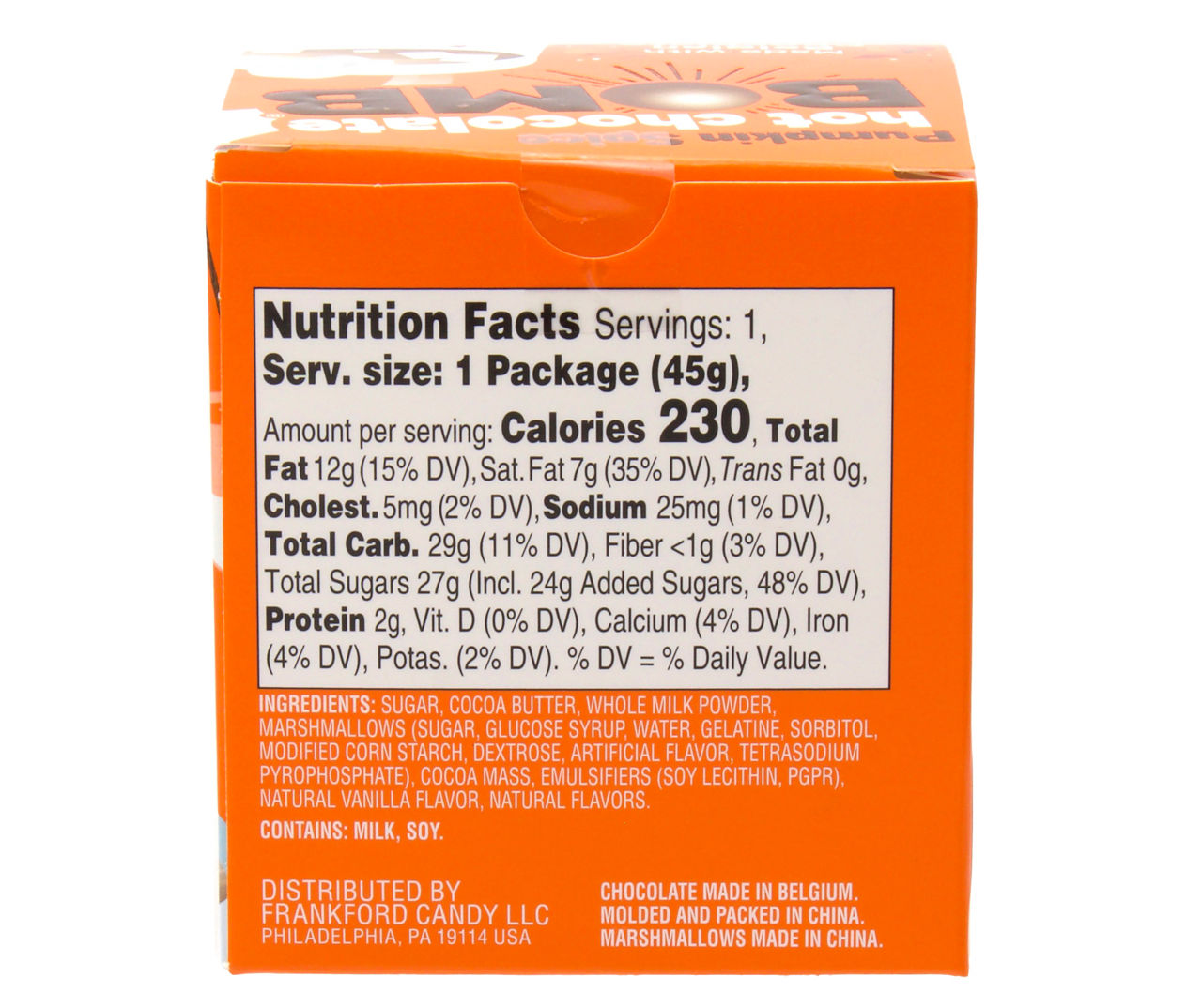 Pumpkin Spice Hot Chocolate Bomb, 1.6 Oz.