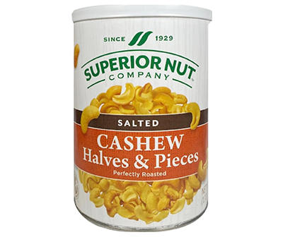 Salted Cashew Halves & Pieces, 18 Oz.