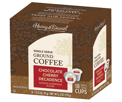 Chocolate Cherry Decadence 18-Pack Single Serve Brew Cups