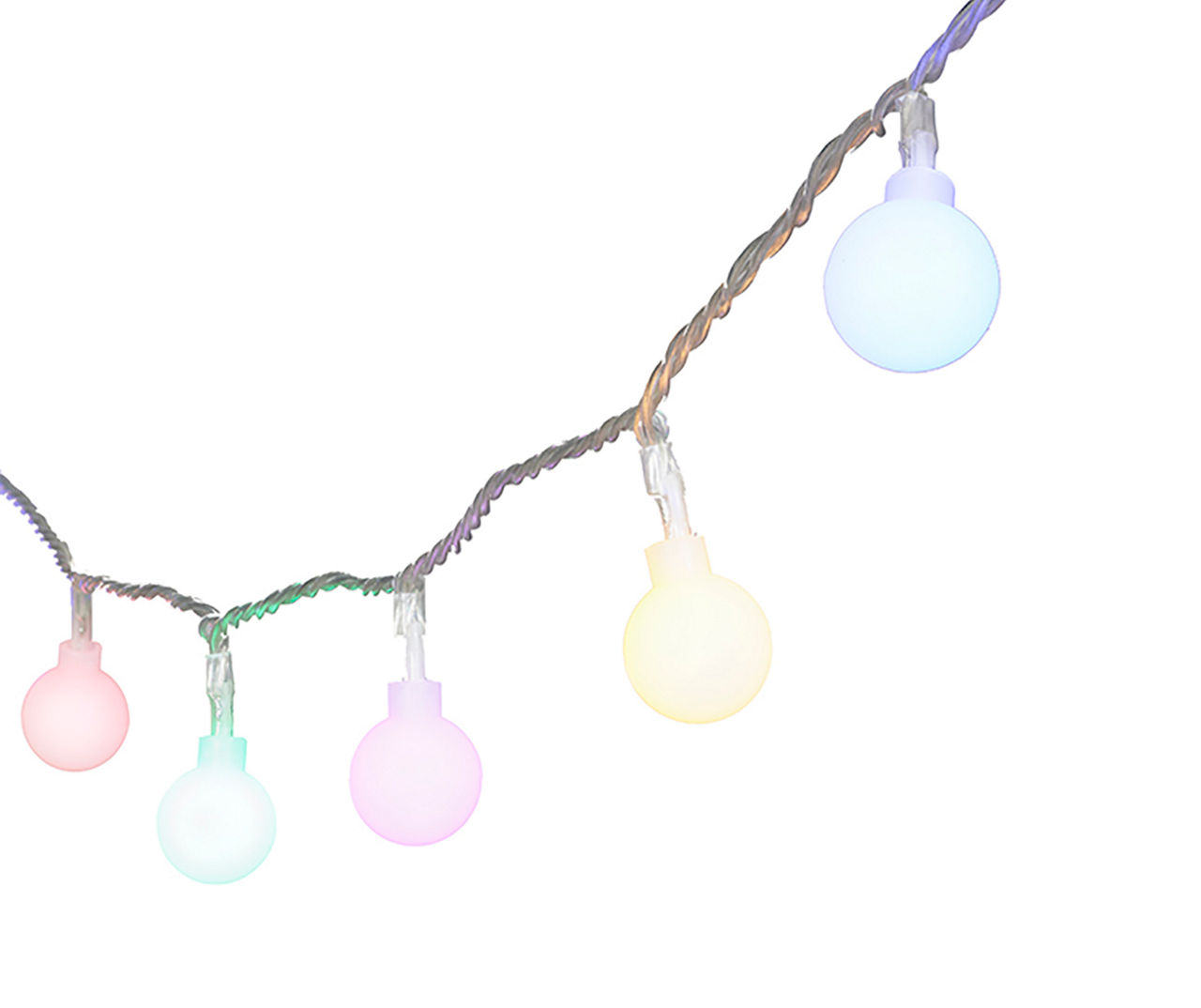 Luau Lantern Patio Globe Multi-Color LED String Lights with 8 Function  Controller - 20 Bulb Set