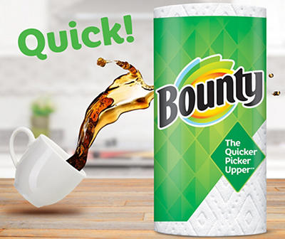 Bounty Select-A-Size Paper Towels, White, 12 Double Rolls = 24 Regular Rolls, 12 Count