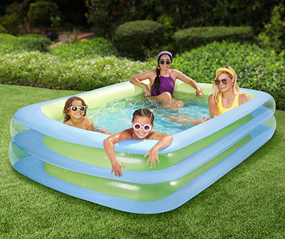 Begin Bijwerken eeuw Funsicle 8.5' x 22" SummerBlock Inflatable Pool | Big Lots