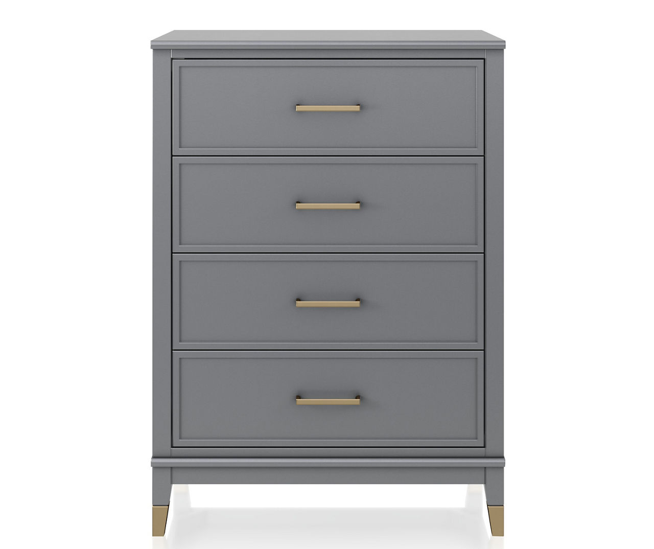 Westerleigh Graphite Gray 4-Drawer Dresser
