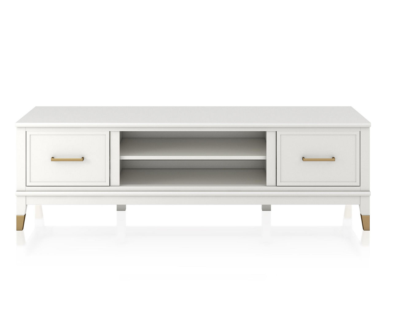 59.61" Westerleigh White TV Stand