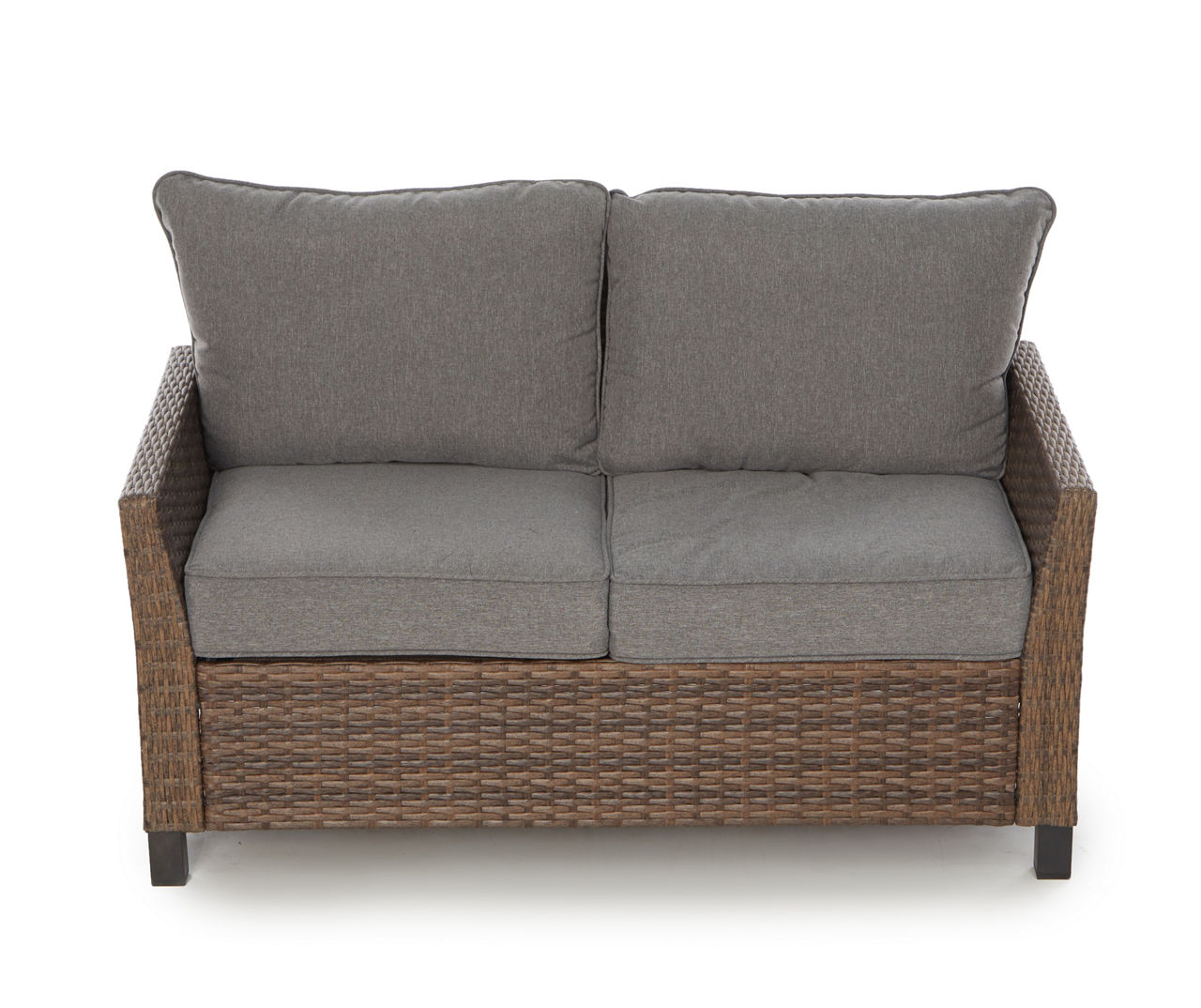 Broyhill Broyhill Yorktown AllWeather Wicker Cushioned Patio Loveseat