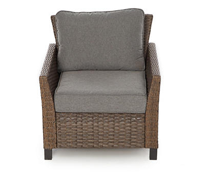 Broyhill Yorktown All-Weather Wicker Cushioned Patio Lounge Chair