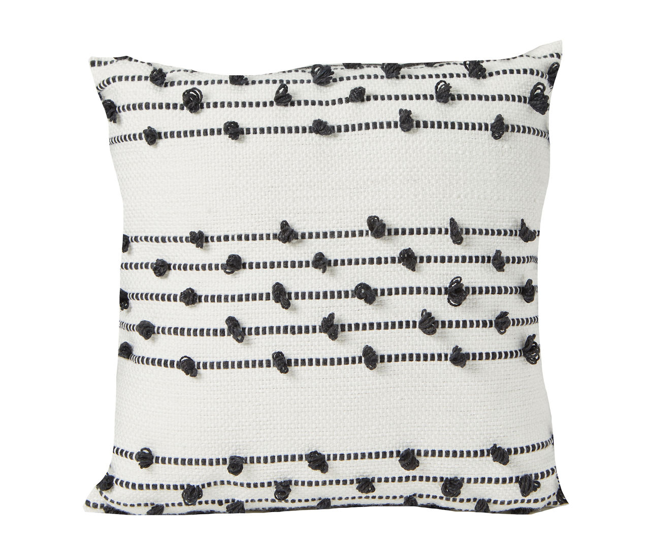 Boho Big Arrows in Black and White Throw Pillow by House of HaHa