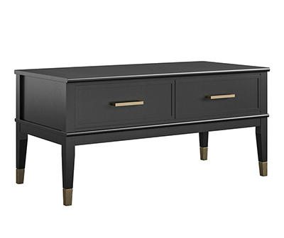 Westerleigh Matte Black Lift Top Coffee Table