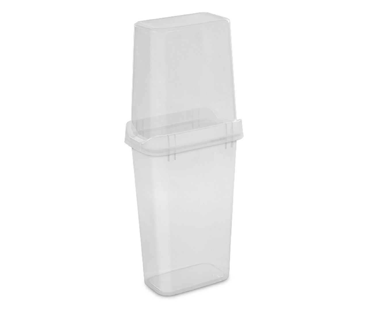 Sterilite 40 Vertical Wrap Box Plastic, Clear 