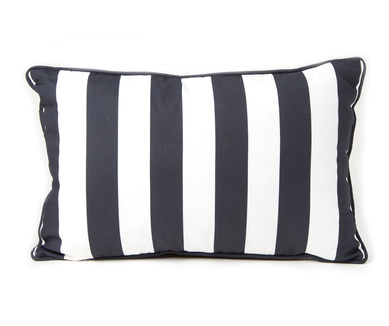 Black and White Stripes Long Cushion