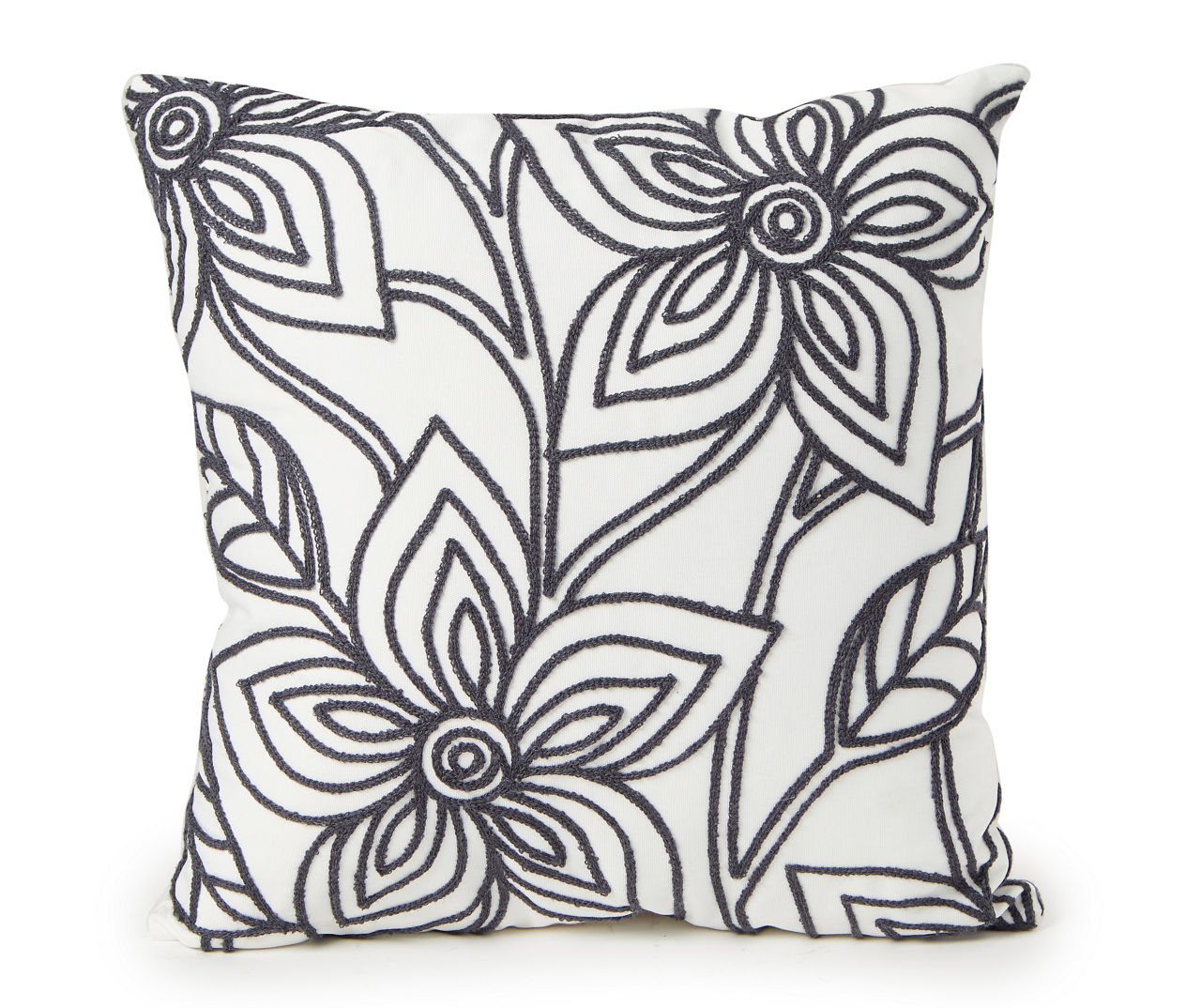 Broyhill Ivory Texture Boho Outdoor Lumbar Throw Pillow