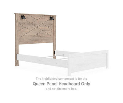 Senniberg Oak Queen Panel Headboard